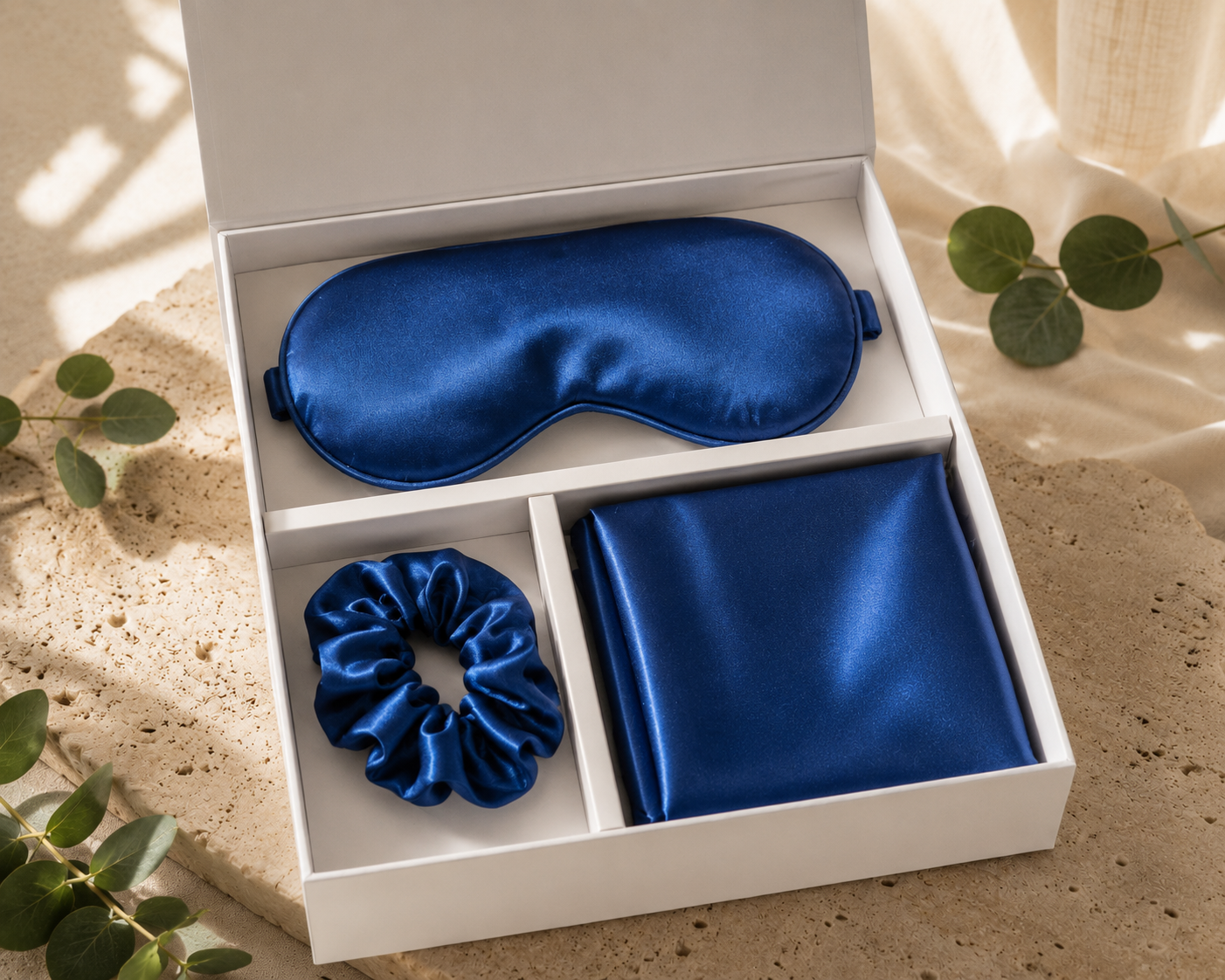 Coffret sommeil premium en soie