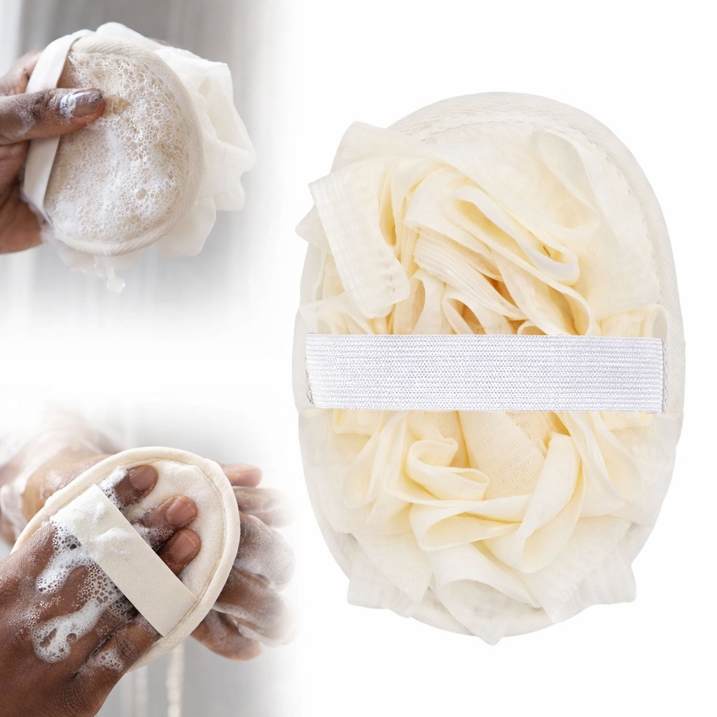 Éponge de Bain Naturelle en Loofah – Exfoliation Douce & Nettoyage Profond