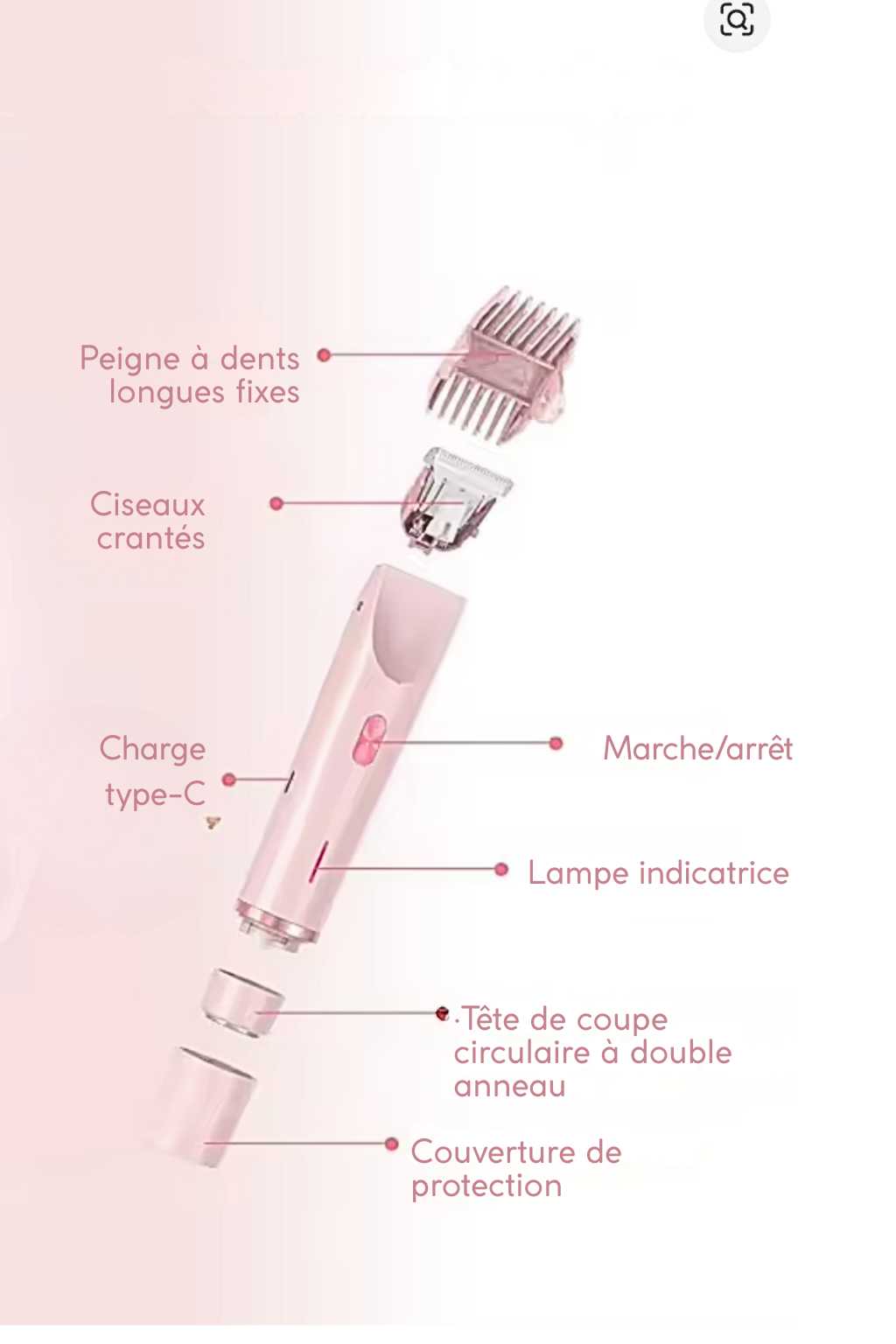 Tondeuse & Épilateur 2 en 1 – Spécial Femme