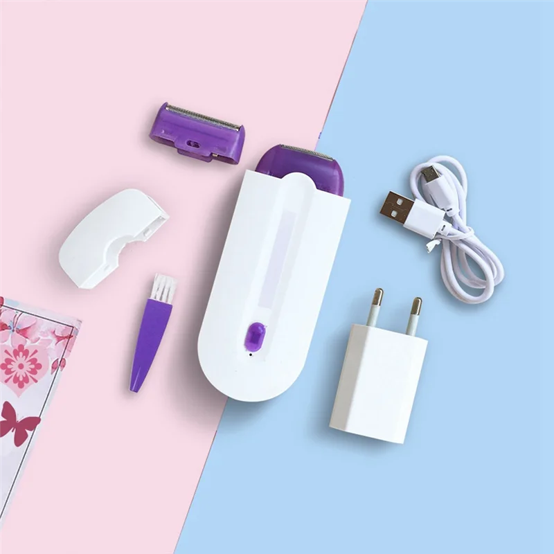 Épilateur Électrique Rechargeable sans fil– visage corps femme