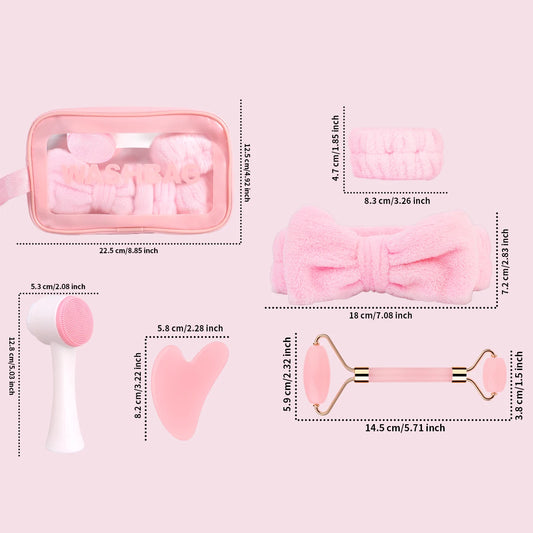 Kit Soin Visage Complet 5 Pièces ou 7 pièces | Nettoyage & Massage Facial