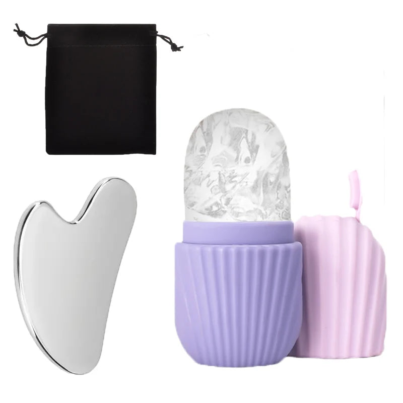 Kit Roll-on Cristal + Gua sha – Rituel Visage Saubeautyful