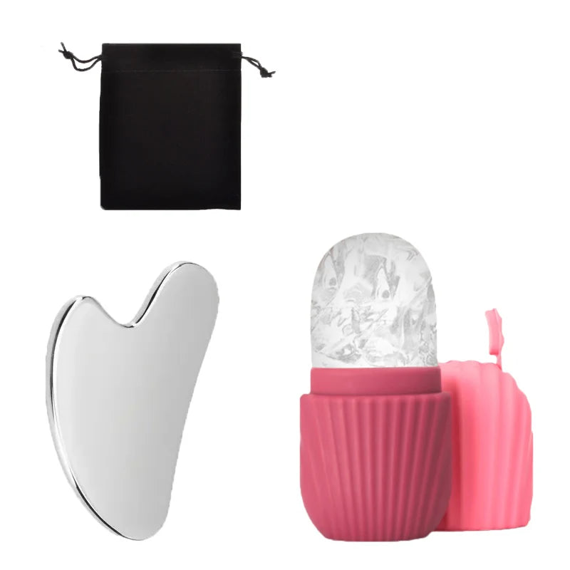 Kit Roll-on Cristal + Gua sha – Rituel Visage Saubeautyful