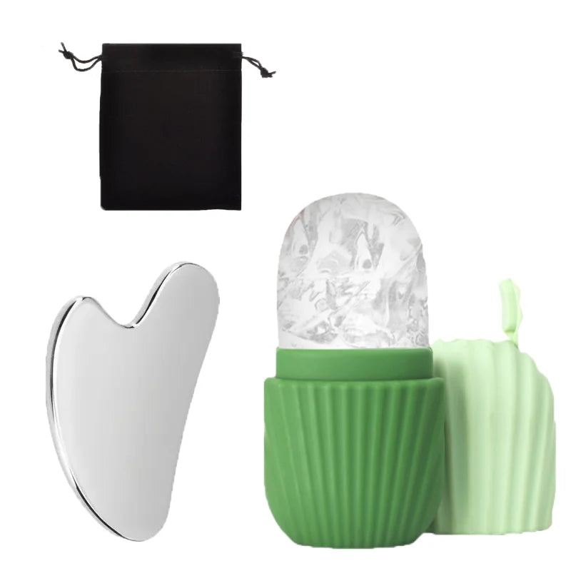 Kit Roll-on Cristal + Gua sha – Rituel Visage Saubeautyful