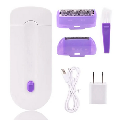 Épilateur Électrique Rechargeable sans fil– visage corps femme
