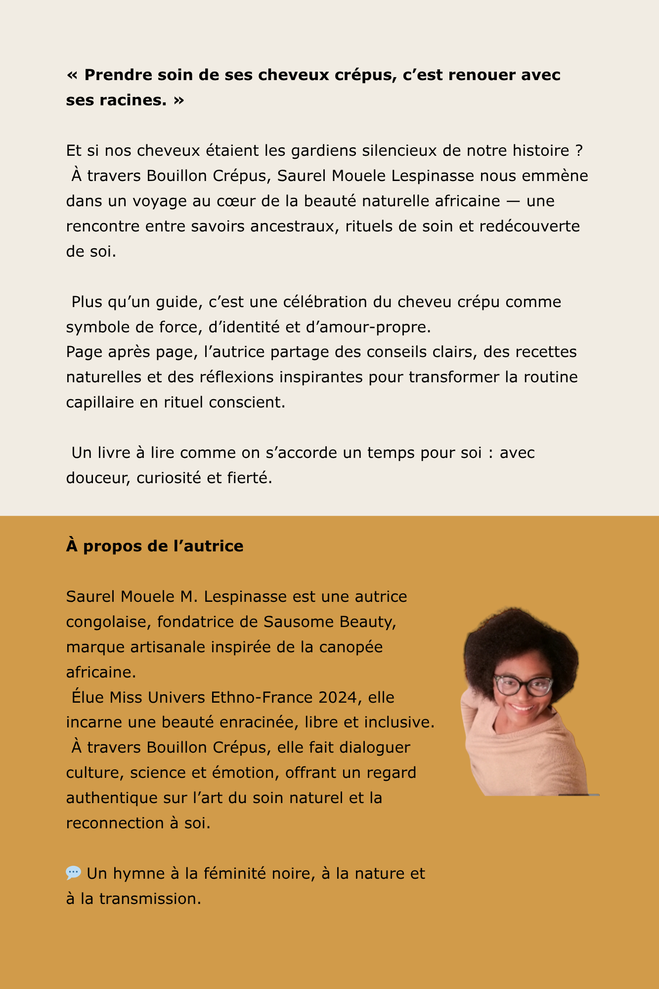 Livret BOUILLON CRÉPUS - Guide Soins Capillaires Naturels